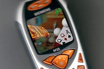 Cell phone gambling has arrived